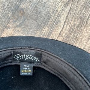 Brixton, Size 7 1/4, 58cm, Medium, Black Hat